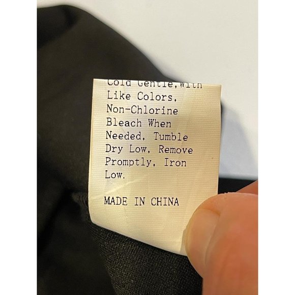 Womens Cold Shoulder Dress Round Neck Back Keyhole Black Size Medium - Picture 9 of 10